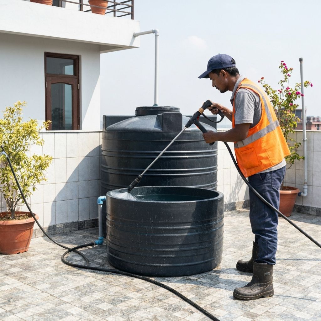 Water Tank Cleaning — Bhaktapur